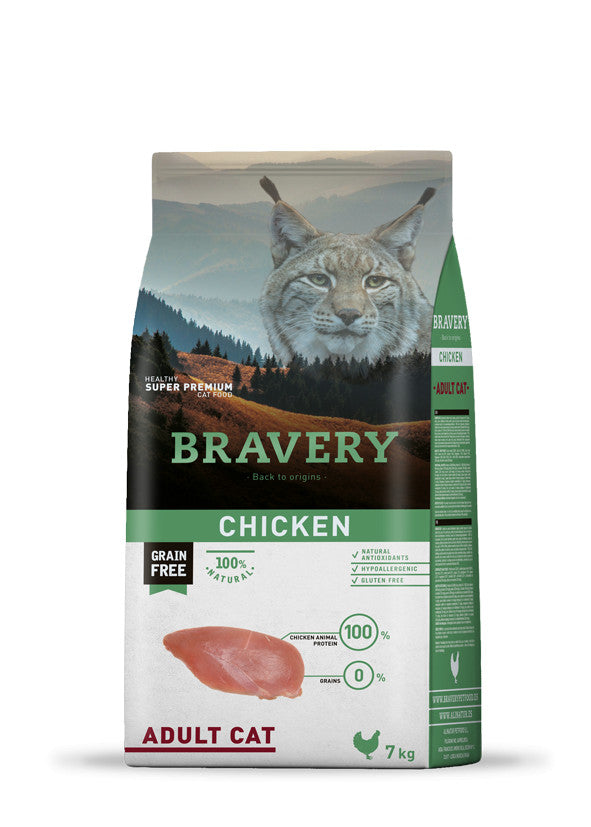 Bravery Cat Chicken Adult 7 kg macskatáp