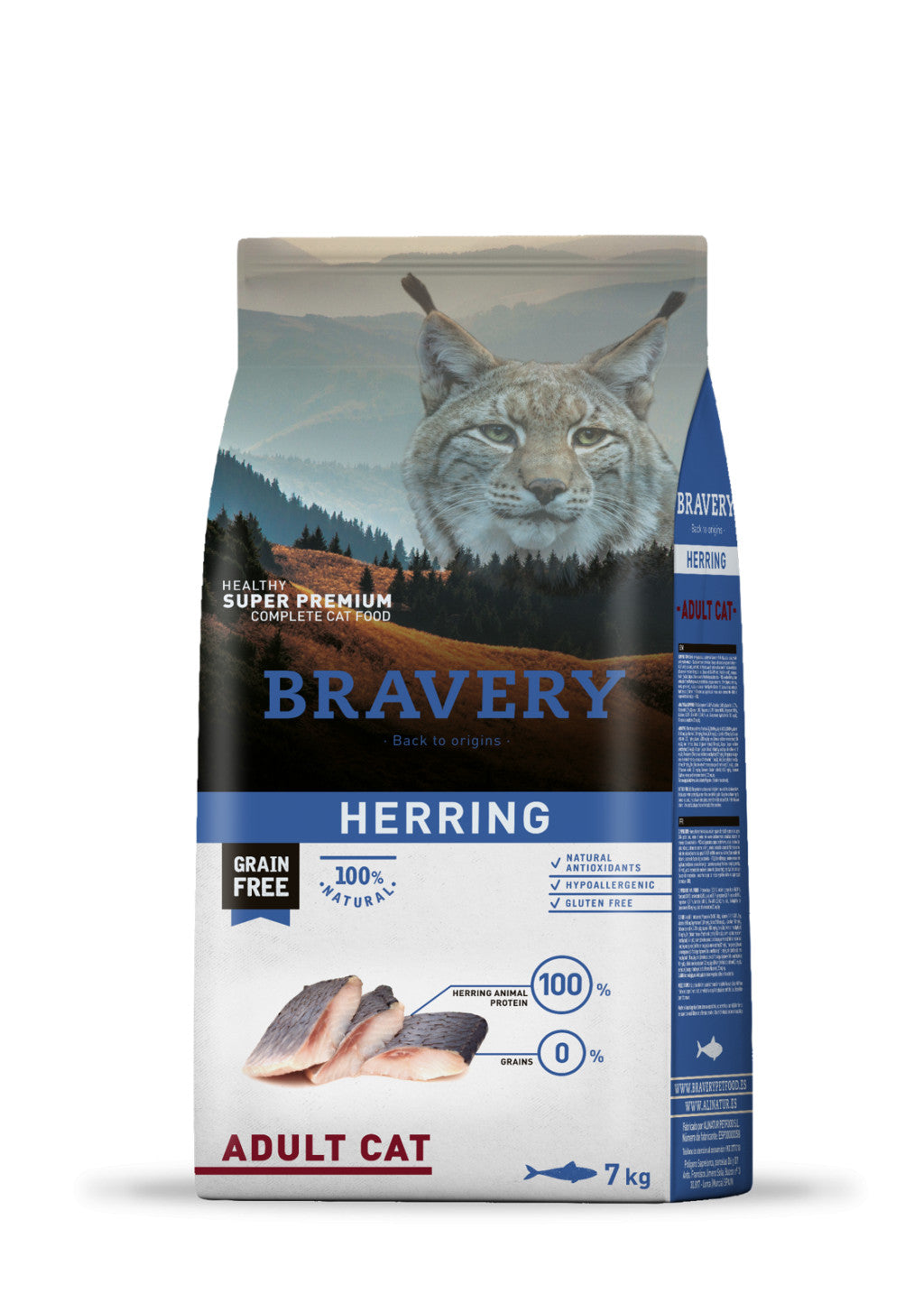Bravery Cat Herring Adult 7 kg macskatáp