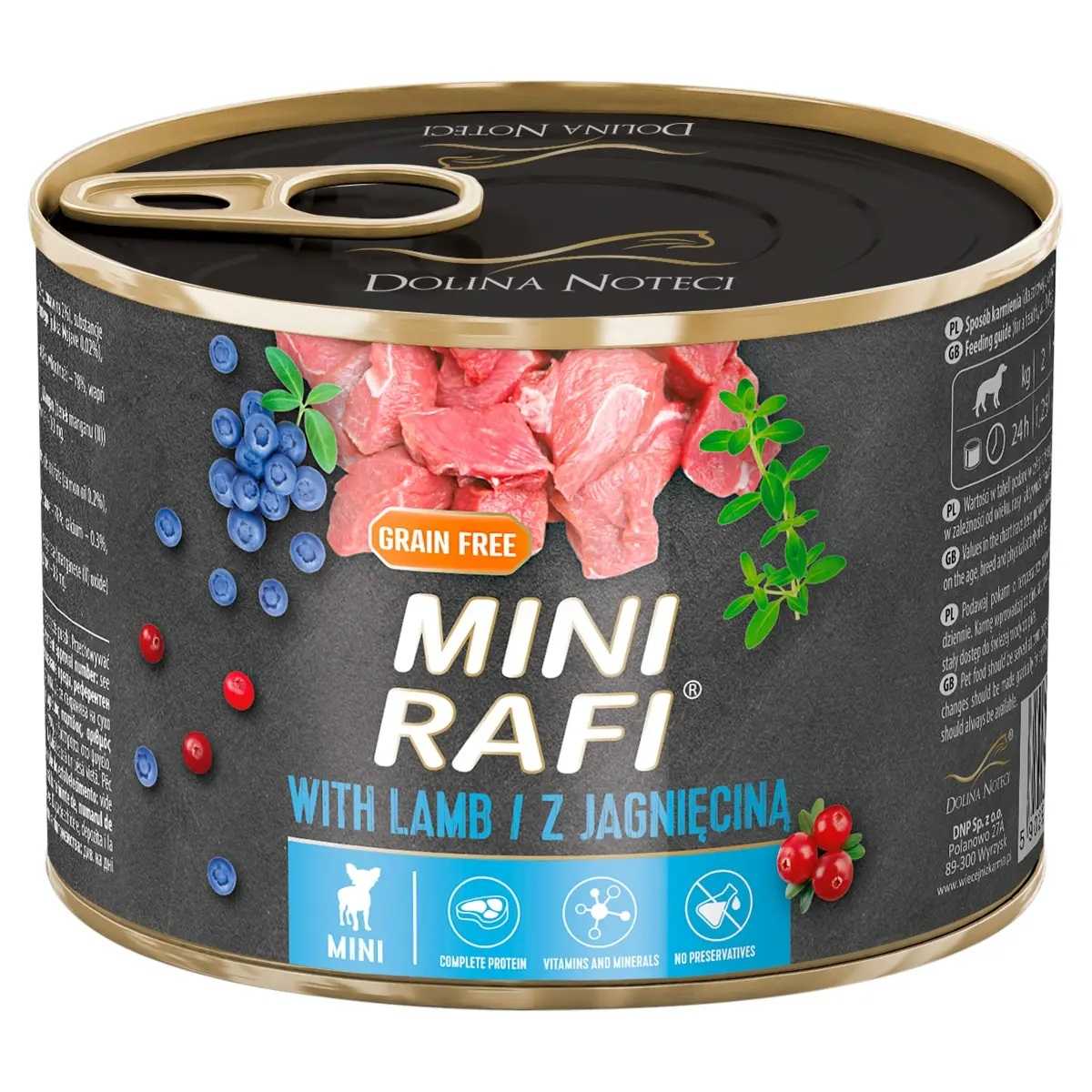 Rafi konzerv mini 185g bárány
