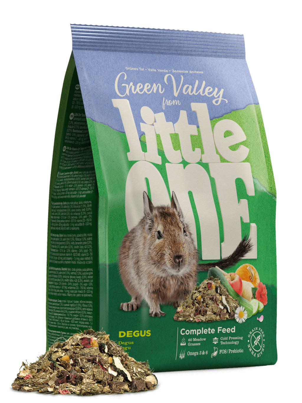 Little One Green valley rostos eleség zöldséggel degunak 750 g
