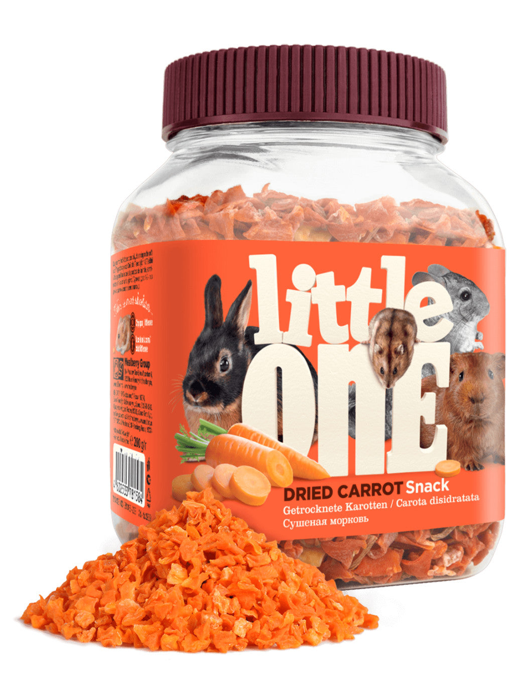 Little One szárított sárgarépa jutalomfalat kisemlősöknek 200 g