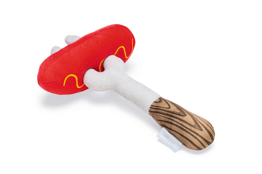 BZ Plüss Kutyajáték BBQ Kolbász 33X18X8 cm