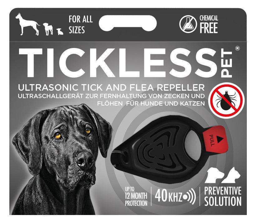 TICKLESS PET Fekete ultrahangos kullancsriasztó