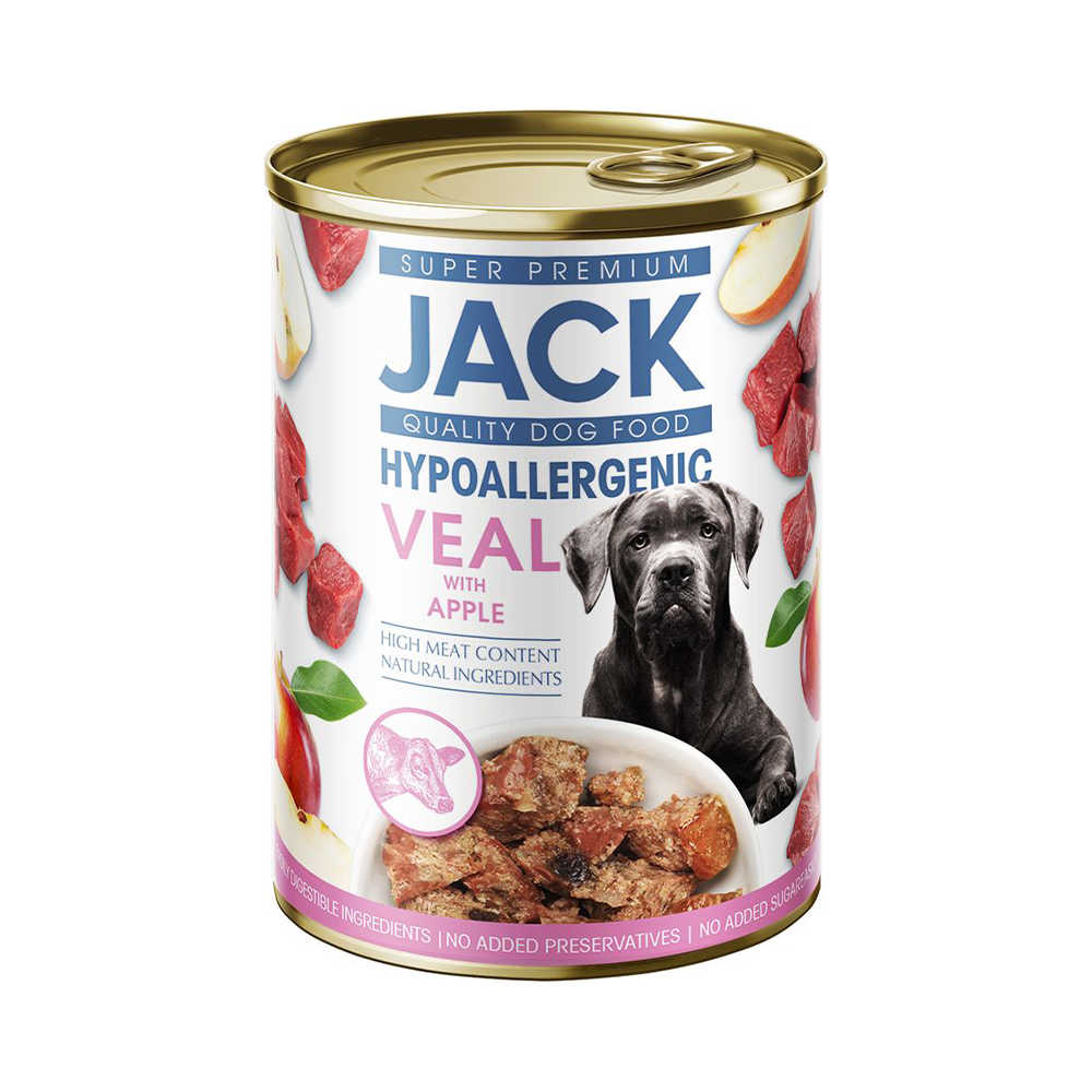 Jack hipoallergén pástétom 400g borjúhús almával