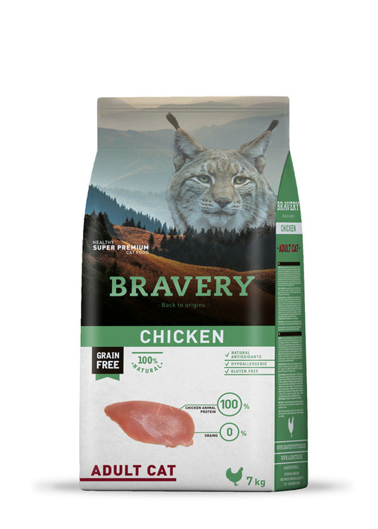 Bravery Cat Chicken Adult 7 kg macskatáp