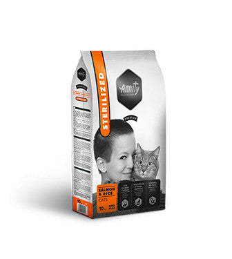 Amity Premium Cats Salmon Sterilized 10 kg macskatáp