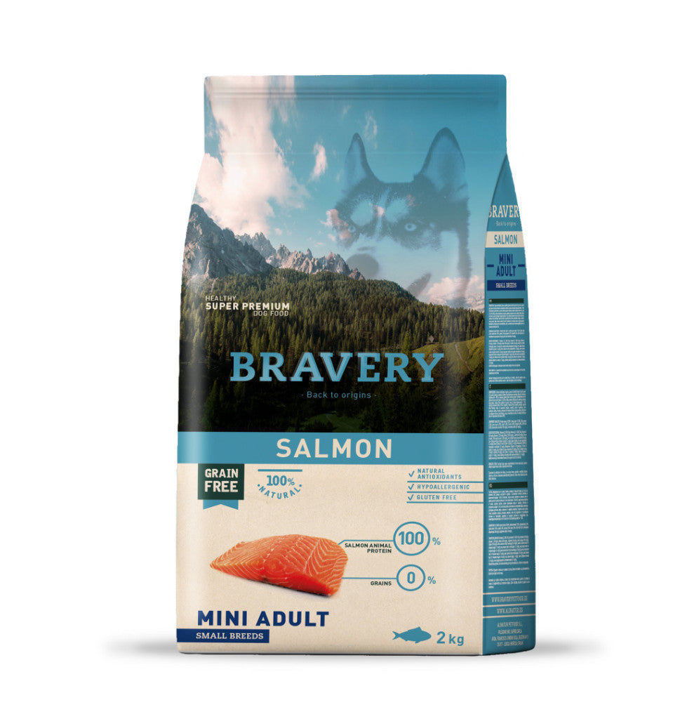 Bravery Salmon Mini Adult Small Breeds 2 kg kutyatáp