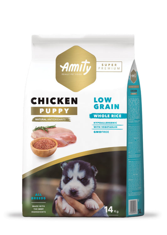 Amity Hypoallergen Puppy Chicken 14 kg kutyatáp
