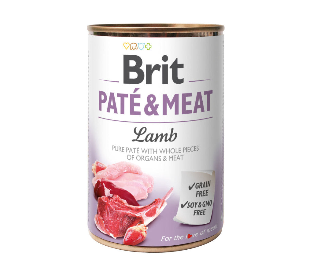 Brit Care Pate and Meat Bárány Konzerv Kutyatáp 400 g