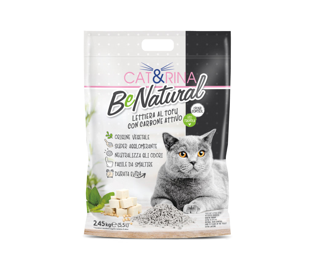 CAT+RINA tofu macskaalom aktív szénnel 5,5 l
