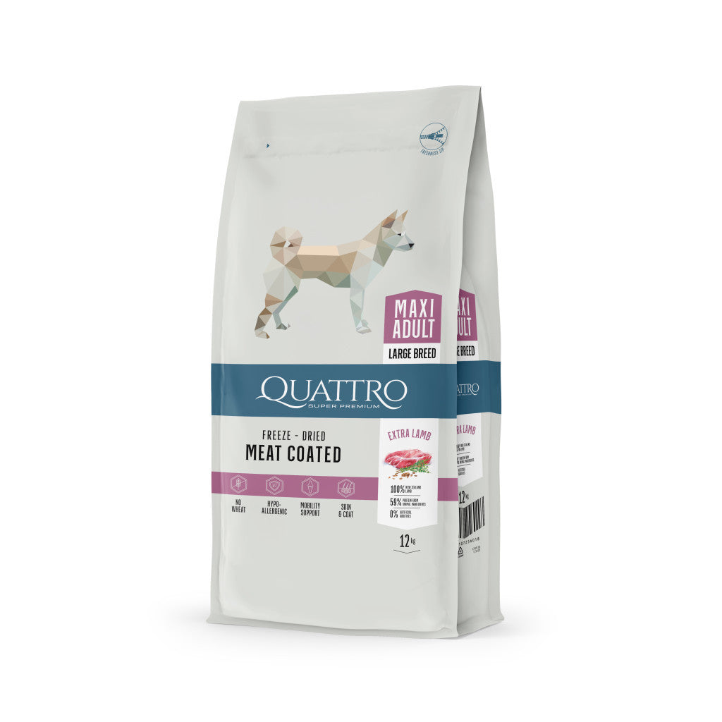 QUATTRO Super Premium LARGE BREED ADULT LAMB kutyatáp 12kg