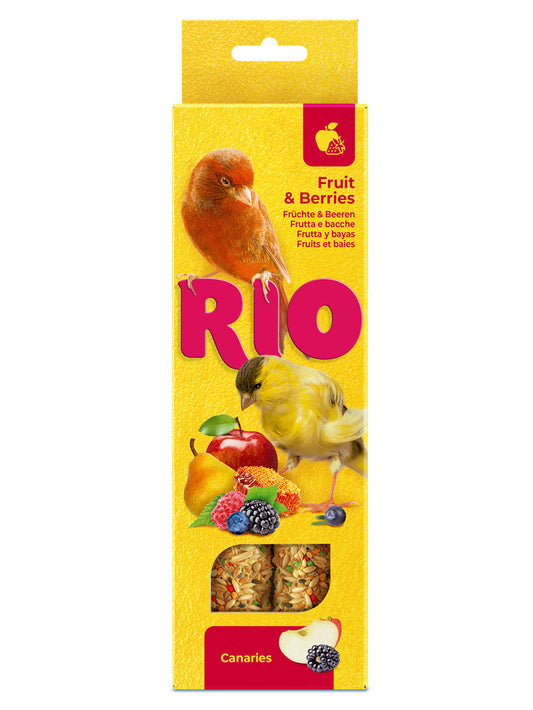 RIO Dupla Rúd Kiegészítő madáreleség gyümölcsökkel kanáriknak 2x40 g