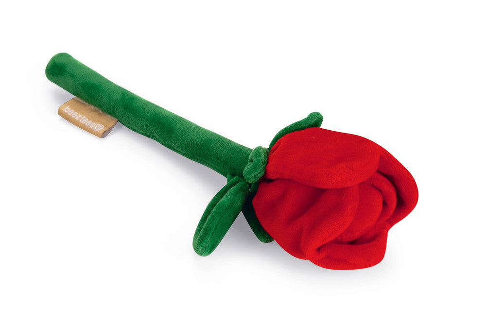 BZ kutyajáték piros rózsa 30 cm
