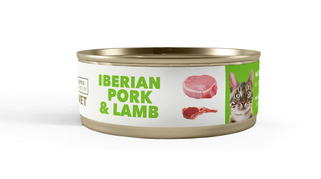 Amity Hypoallergen Iberian Pork-Lamb Macska Konzerv 95 g