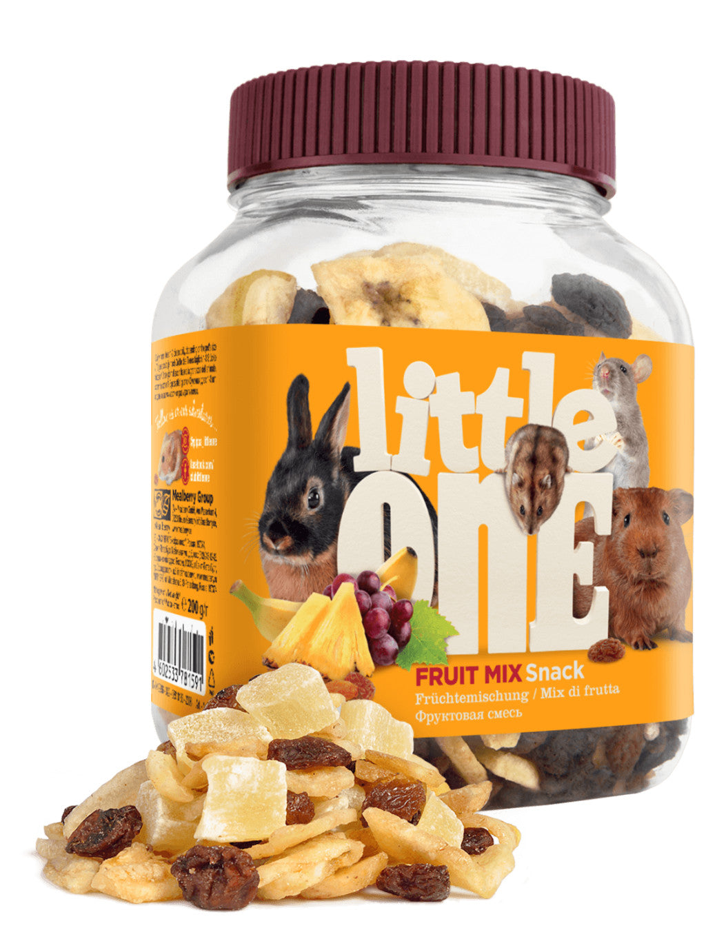 Little One gyümölcs mix jutalomfalat kisemlősöknek 180 g