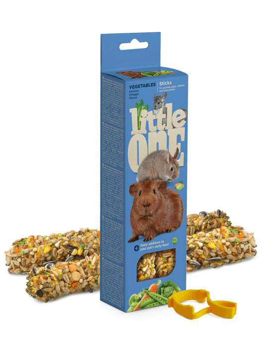 Little One dupla rúd tengerimalacnak nyúlnak és csincsillának zöldséggel 2x60 g