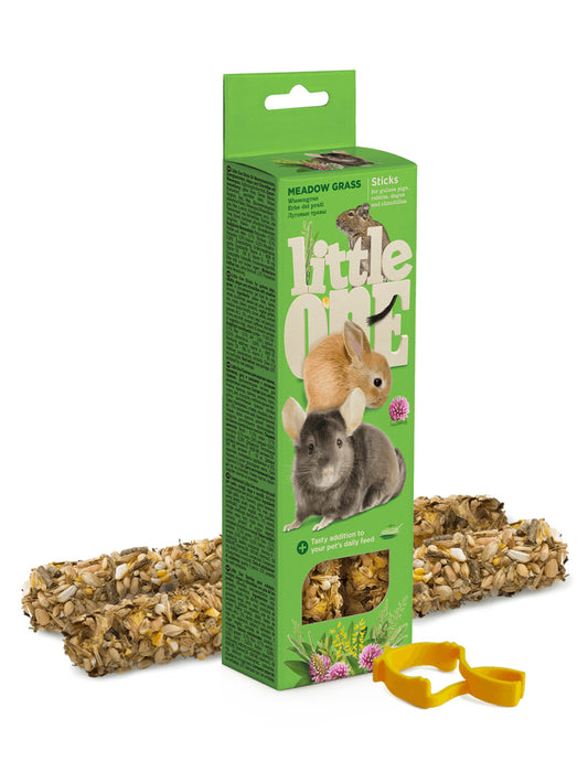 Little One dupla rúd tengerimalacnak nyúlnak és csincsillának rétifűvel 2x55 g