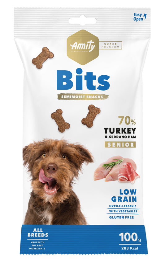 Amity Hypoallergen Bits Senior Jutalomfalat 100 g