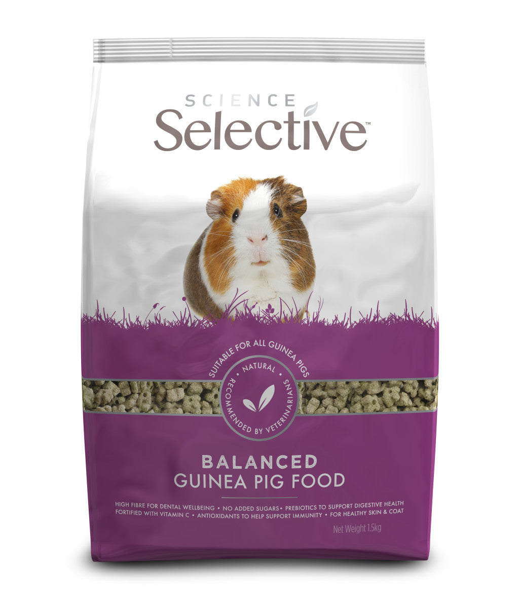 Science Selective Balanced Guinea Pig Food Tengerimalactáp 1,5 kg