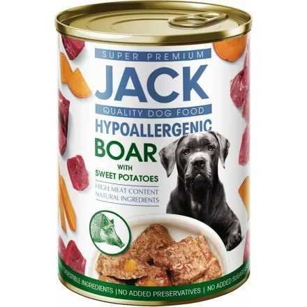 Jack hipoallergén pástétom 400g vaddisznóhús édesburgonyával