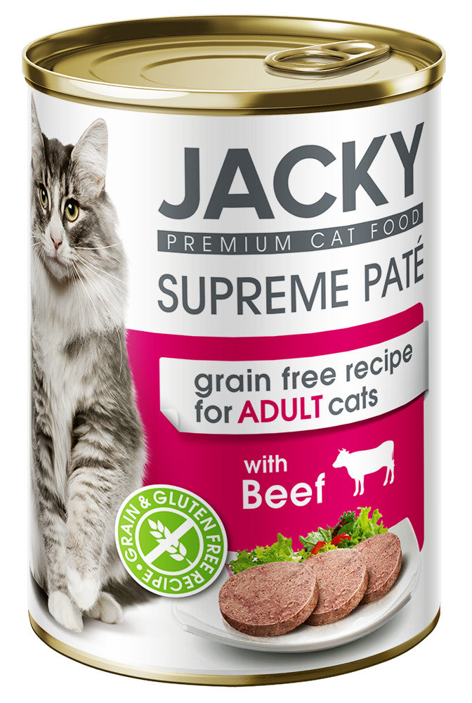 Jacky macska konzerv pástétom marha 400g