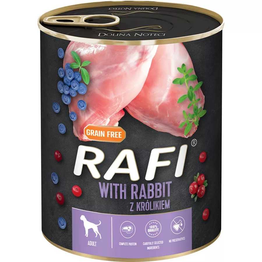 Rafi kutyakonzerv 800g nyúl