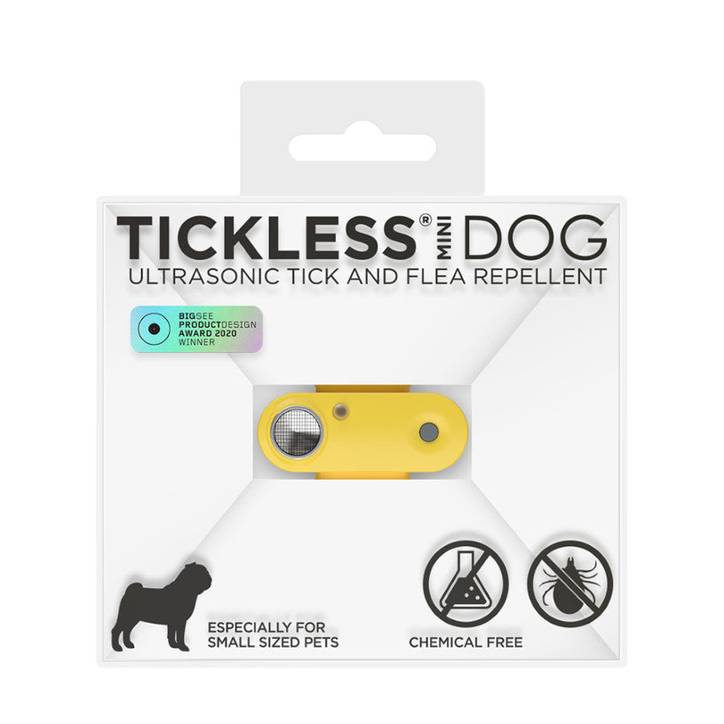 TICKLESS MINI DOG Sárga ultrahangos kullancsriasztó