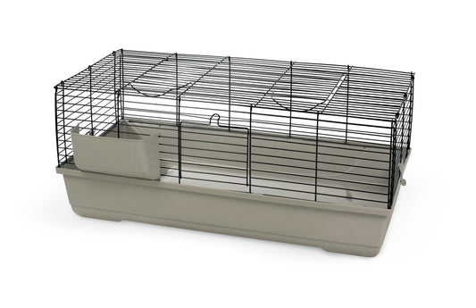 Baldo Flat 100 nyúlketrec Fekete/Homok 100x53x46 cm