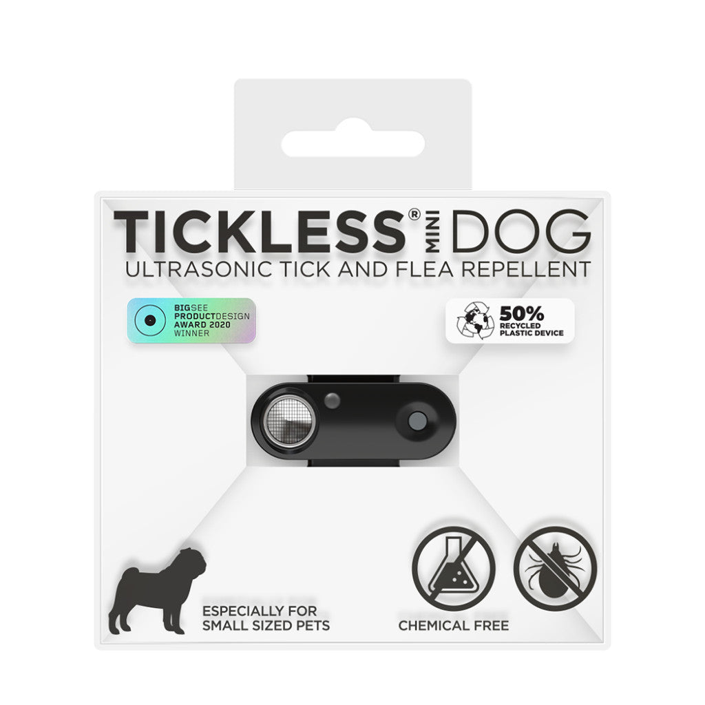TICKLESS MINI DOG Fekete ultrahangos kullancsriasztó