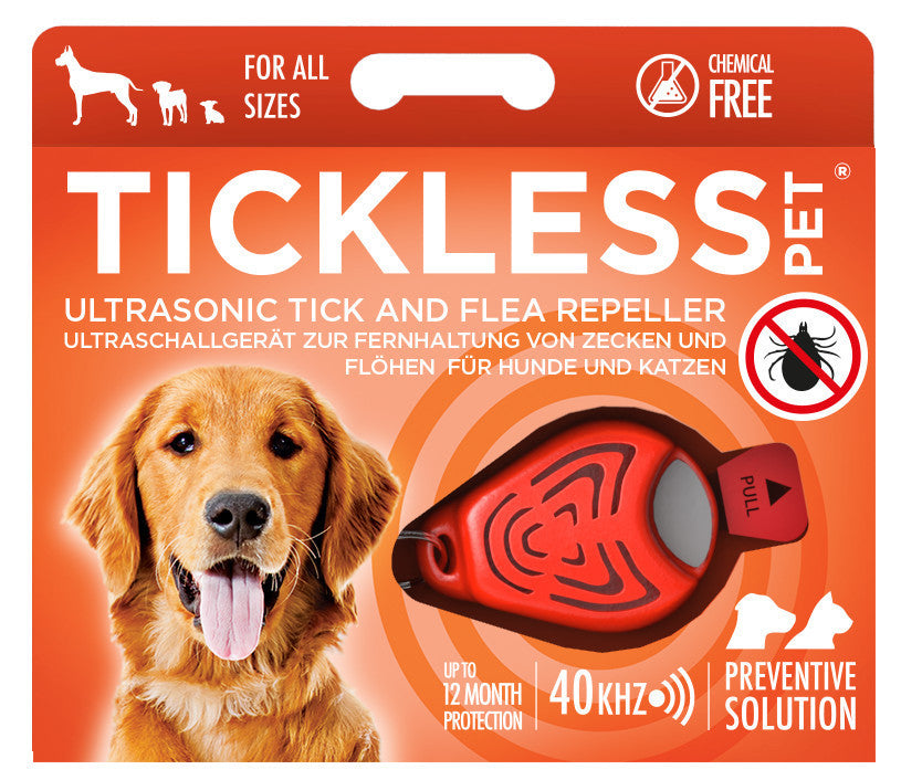 TICKLESS PET Narancs ultrahangos kullancsriasztó