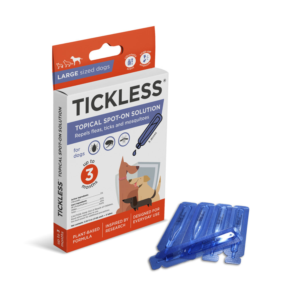 TICKLESS CITRONELLA Topical Spot On Kutyáknak M (5x2 ml)