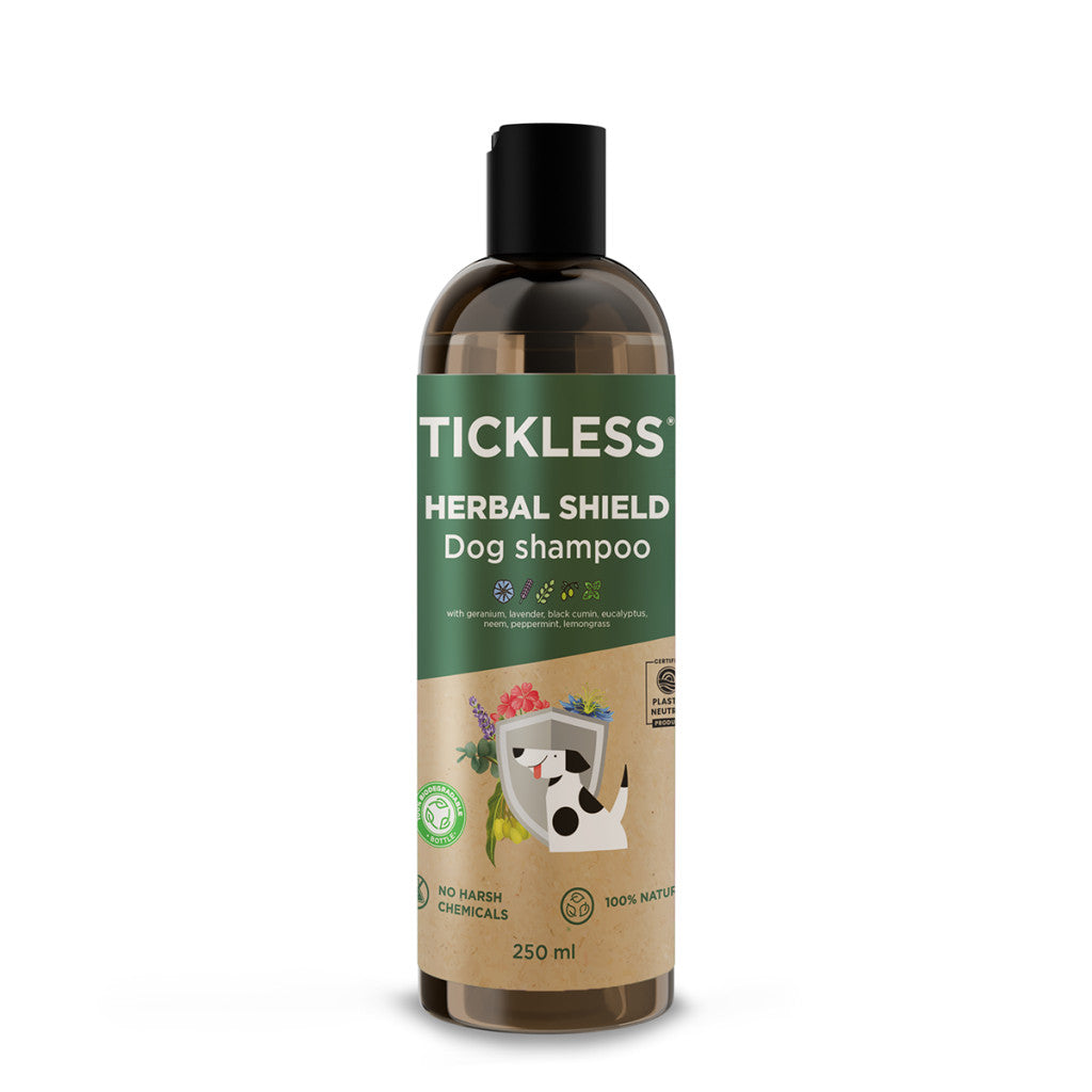 TICKLESS Herbal Shield Kullancsriasztó Sampon Kutyáknak 250 ml