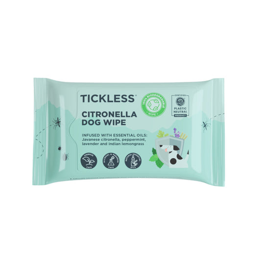 TICKLESS Wipe Kullancsriasztó Törlőkendő Kisállatokhoz 20 db