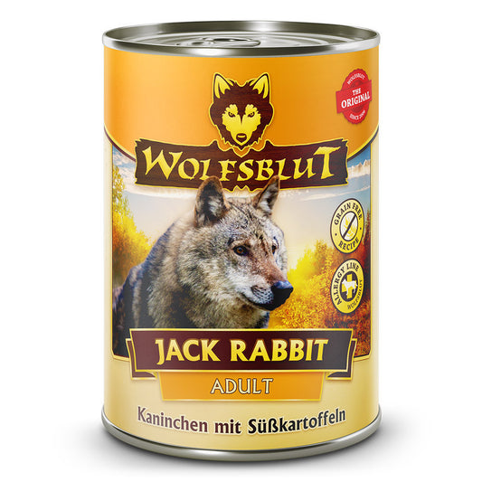 Wolfsblut Jack Rabbit Adult Nyúlhús Zöldséggel Konzerv nedves kutyatáp 395 g