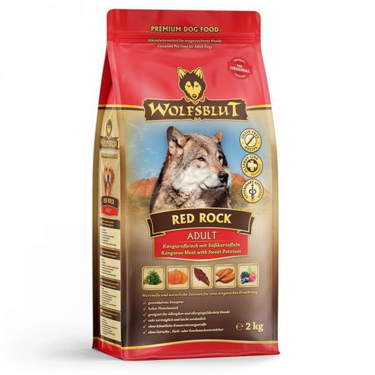 Wolfsblut Red Rock Adult Kenguru Sütőtökkel száraz kutyatáp 12,5 kg