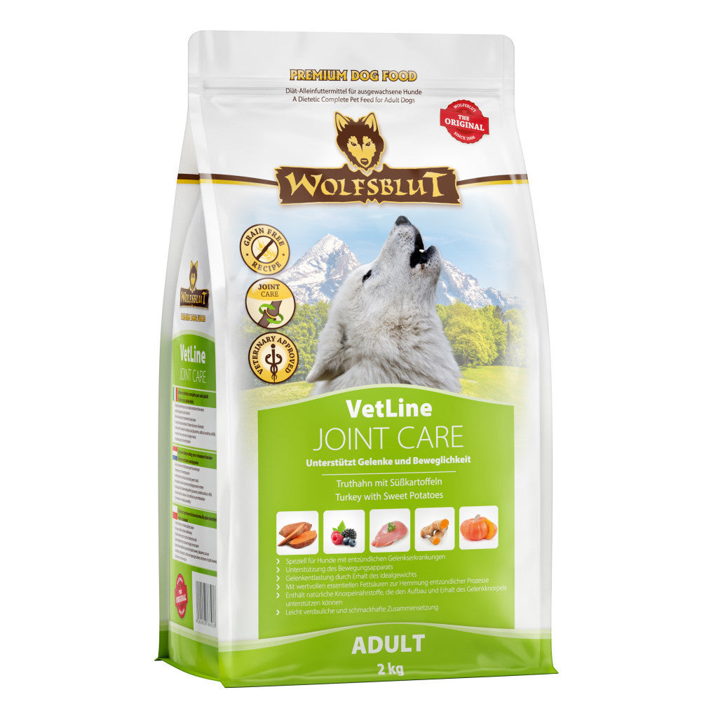 Wolfsblut VetLine Joint Care - Pulyka Édesburgonyával száraz kutyatáp 2 kg