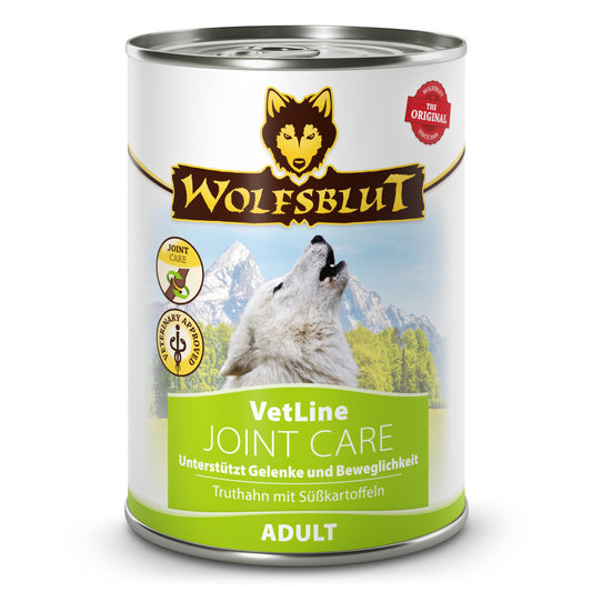 Wolfsblut VetLine Joint Care Pulyka Édesburgonyával Konzerv nedves kutyatáp 395 g