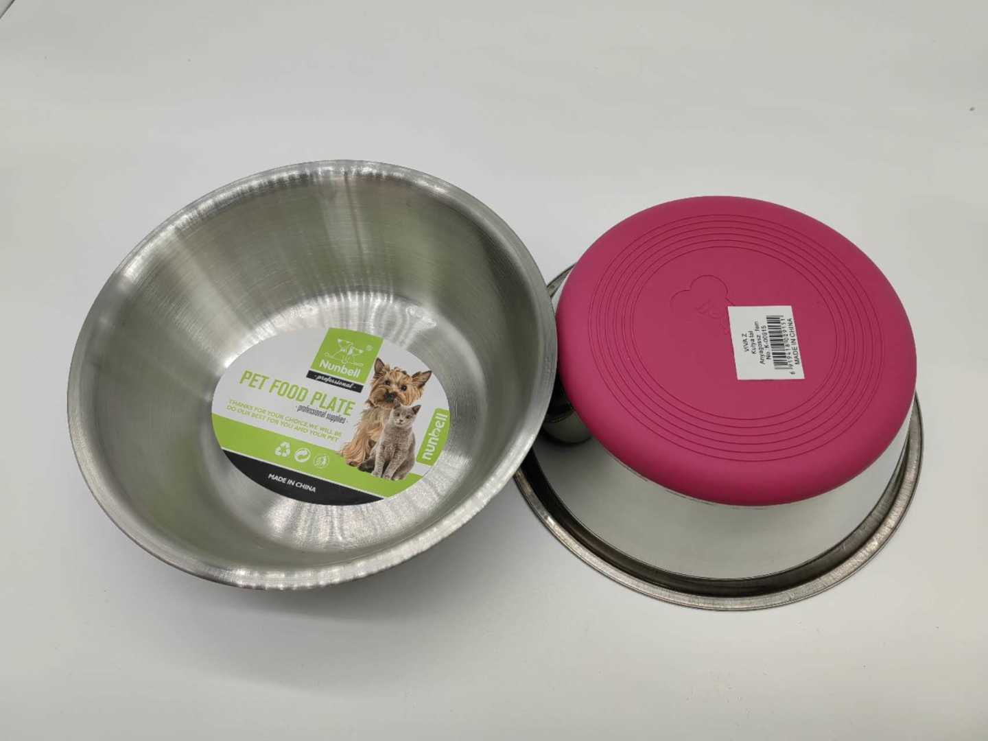26cm-es csúszásgátló aluminium kutyatál(mélytál)