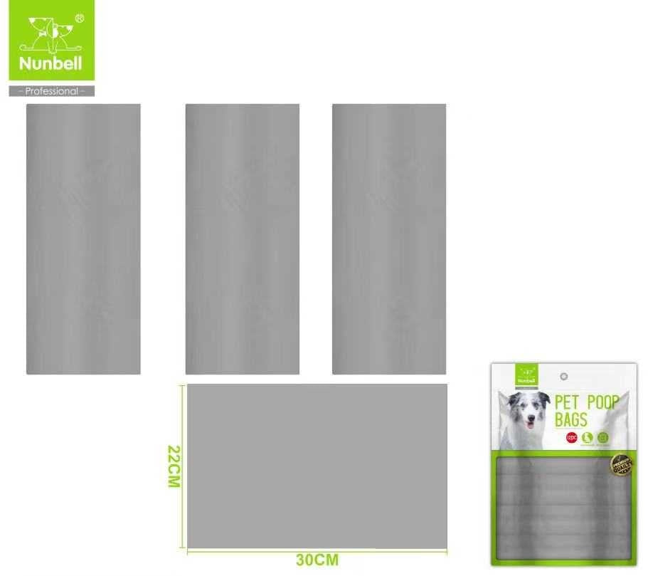 Kutyapiszok-zacskó, 12 tekercs (szürke)